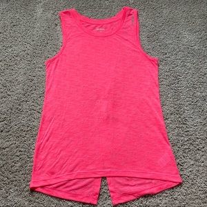 Reebok pink tank top size small.